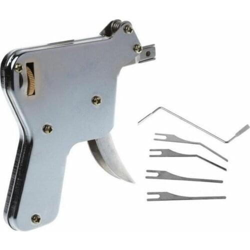 6Pcs Powerful Padlock Repair Tool Key Repair Tool Lock Stainless Steel Lock Tool Set Silver Portable