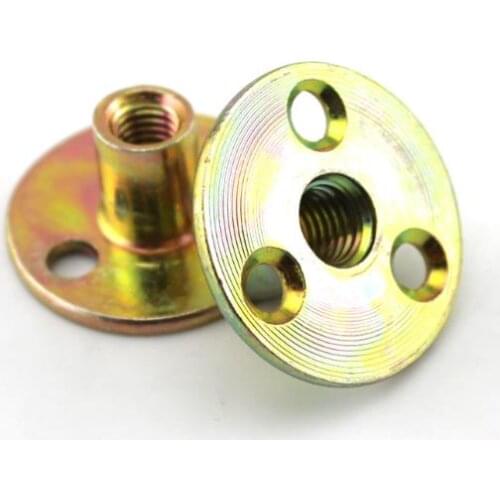 Coloured zinc splint nut lock nut M8/M10*17*37 iron plate nut
