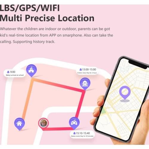 Large Capacity Battery Kids Smart Phone Watch 4G Full Netcom Multifunctional Waterproof Mobile Phone Watch Wide Aperture Angle