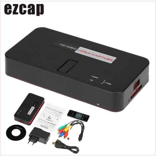 HD Video Game Capture 1080P HD / YPbPr Component Composite Recorder into USB Disk SD Card For PS3 PS4 DVD Player Set-top Box