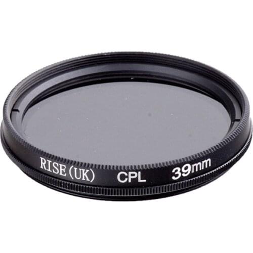 RISE 39mm Circular Polarizing CPL C-PL Filter Lens 39m For Canon NIKON Sony Olympus Camera