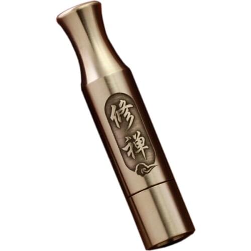 Copper Cigarette Holder Reusable Tube for Smoking Grass Microporous Filtration Smoking Accessories Favorite Gift for Smokers