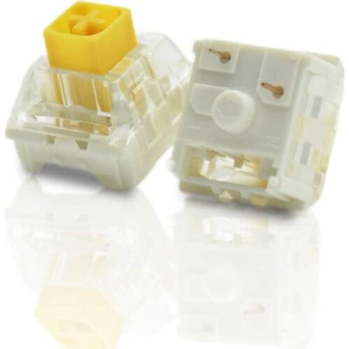 Kailh BOX Heavy Burnt Orange Pale Blue Dark Yellow Switch Waterproof Dustproof 2 Pin Mechanical Keyboard Switches