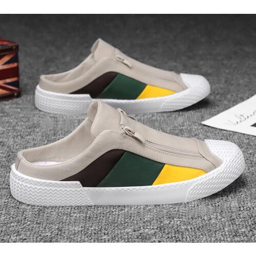 Fashion Mens Summer Slippers Men Thin Section Breathable Men Outdoors Slippers Korean Fashion Trend Casual Without Heel