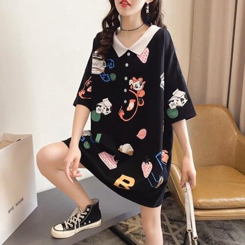 2021 News Womens Wear T-Shirt Half Sleeve Fashion Casual Summer Popular Dress Large Size Clothing Student Girl Tops T-Shirt