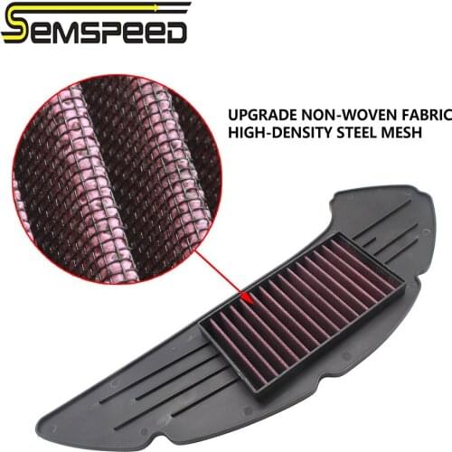 AEROX Motorcycle Intake Cleaner SEMSPEED Motorbike Air Filter Purifier Replacement Accessories for Yamaha Aerox155 2020-2021