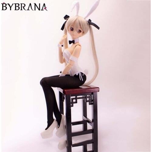 Bybrana BJD SD DD Doll Clothes Womens Clothing Stockings Pantyhose (Black Gray White) Not Losing Color