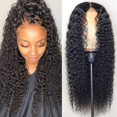 Hairmoda Kinky Curly Lace Front Human Hair Wig For Women 4x4 Lace Closure Wigs 13x4 Lace Front Wigs Malaysian 150% Density