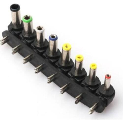 For laptop/notebook computers Adapter Tips AC DC Fine Power Plug Charger Tool Universal 8pcs