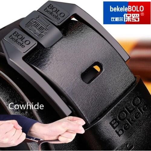 Men Belt Luxury High Quality Vintage Pin Buckle Designer Belt For Men Cowskin Strap Male For Jeans Men Cow Genuine Leather Belt