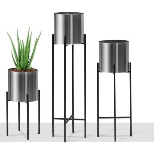 Nordic simple metal flower pot creative decoration vase iron flower stand home decoration stand CY52610
