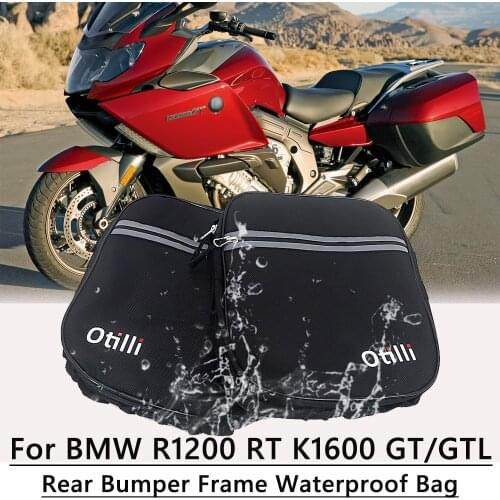Motorcycle Frame Bag For BMW R1200 RT K1600 GT /GTL R R1200RT Rear Bumper Crashbars Placement Bags Waterproof bags Toolkit Bag
