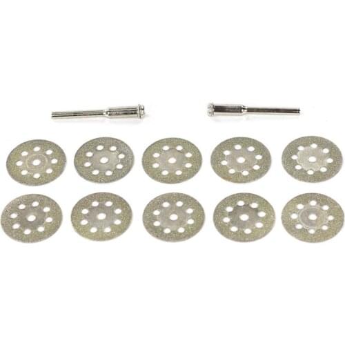 Rotary Power Tool 10pcs 22MM 8-hole Wood Metal Engraving Electric Accessory for Dremel Bit Set Grinding Polish Accessory Bit