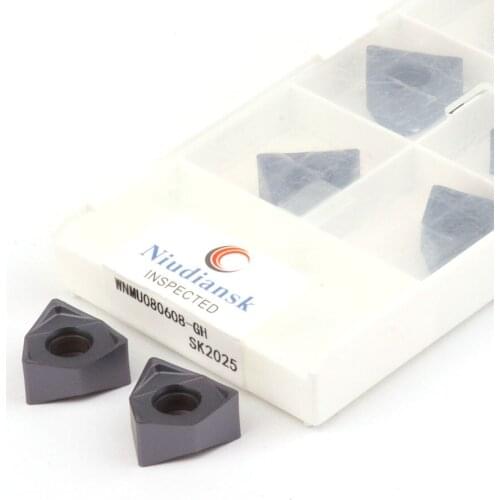 WNMU080608GH SK2025 SK4025 SK5115 Carbide CNC machine tool lathe milling insert Steel stainless steel cast iron general material