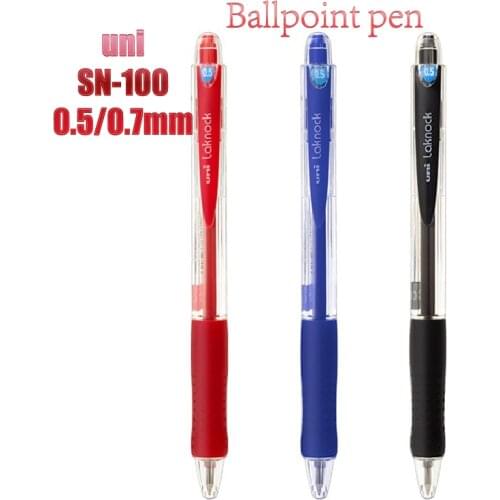 3pcs Japan uni SN-100 Ballpoint classic 0.5/0.7mm blue black red student office