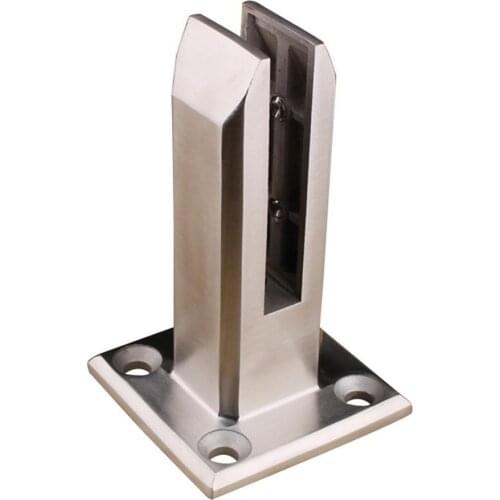 304 Stainless Steel Swimming Pool Floor Glass Glamps Balustrade Railing Post For Balcony Garden Deck Ground Handrail Accessories