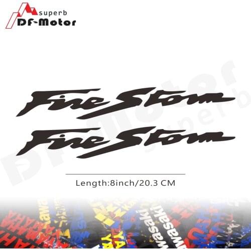 8Inch Reflective Sticker Decal Motorcycle Car Sticker Wheels Fairing Helmet Sticker Decal For HONDA 400 Firestorm