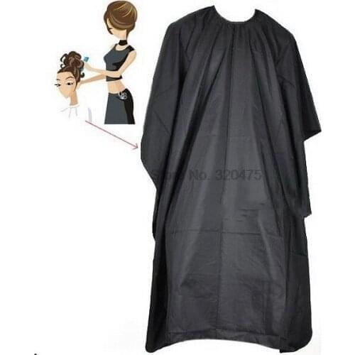 DHL 200pcs hairdressing dress Cape Hairdressing Hair Hairdressing Fabric Waterproof Apron