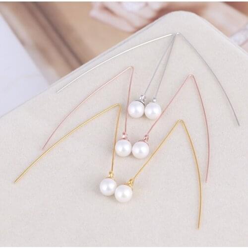 European and American jewelry pearl pendants creative earrings
