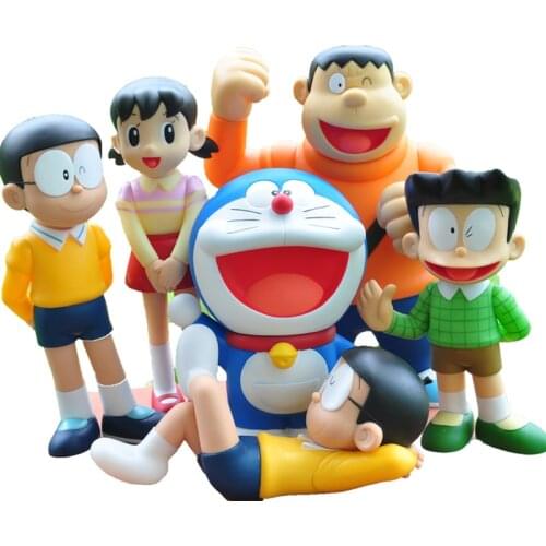 Doraemon Nobita Nobi Shizuka Minamoto Takeshi Gouda Suneo Honekawa Dorami Action Figure Figuarts ZERO Toy 12-15cm