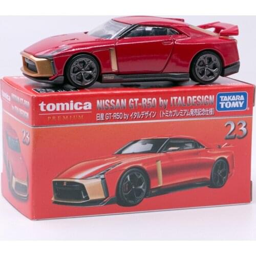 Takara Tomy Tomica Premium #23 Nissan GT-R50 by Italdesign Red 1st Memorial Edition Diecast Car Model Toys