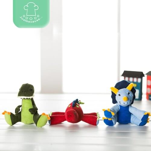 Lovely Doll Huggable Stuffed Mini Tyrannosaurus rex Stegosaurus Triceratops Dino Toy Kids Dinosaur Stuffed Plush for Kids, Small