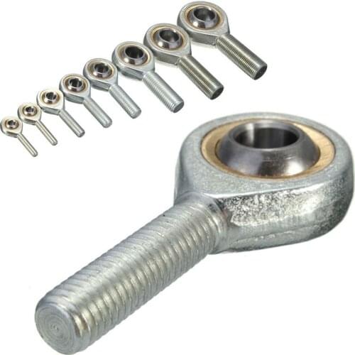 Upgrade 6mm-18mm Male Threaded Rod End Joint Spherical Plain Bearing Zinc Alloy