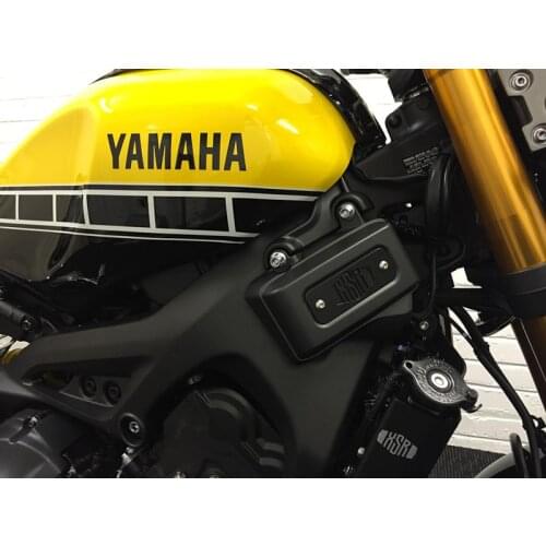 MOTO4U 1 pairs Powder Coated Stainless Fuse Box Top Plates 1Pair For Yamaha XSR 900 2 Colors
