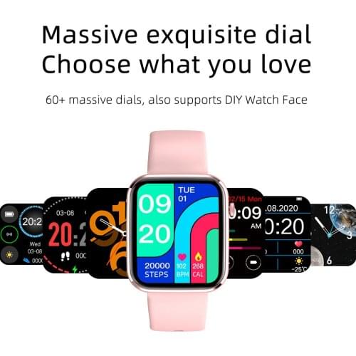 New 2021 Smart Watch Men Sports Waterproof Fitness Tracker Women 1.69 Inch Smartwatch for Android IOS Xiaomi phone