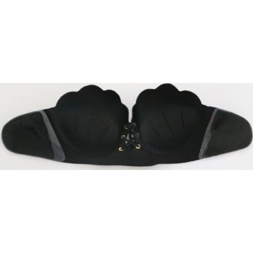 New Push Up Bras For Women Sexy Invisible Bra Strapless Seamless Shell Shape Top Bras Silicone Bralette Underwear Bra