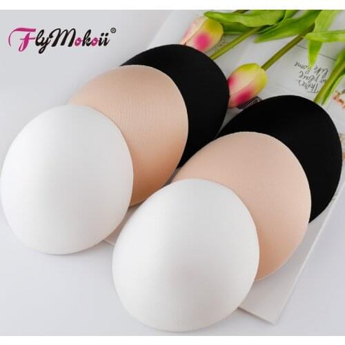 New type Top Selling 3 Pairs/Lot Foam Sponge Swimsuit Padding Inserts Pads Chest Cups Breast Bra Bikini Inserts Chest Pad