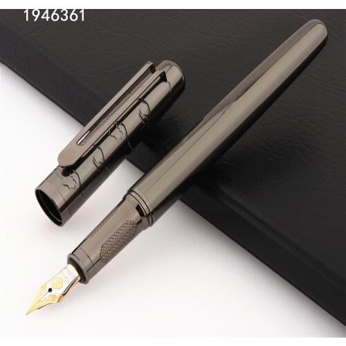 Luxury quality 3701 Bright gray Colors Business office Fountain Pen student School Stationery Supplies ink calligraphy pen