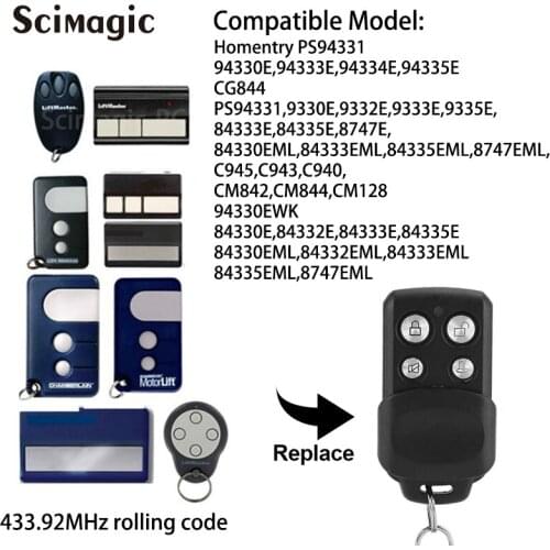 Liftmaster 94335e Garage Door Remote Control Chamberlain Motorlift Liftmaster Remote Control For 84335e 84330E 94334e 1A5639-7