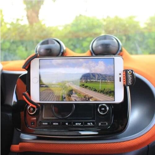 Smart 453 Fortwo smart 453 Forfour 360 Rotation Mobile Phone Holder car air vent mount GPS car mobile phone holder
