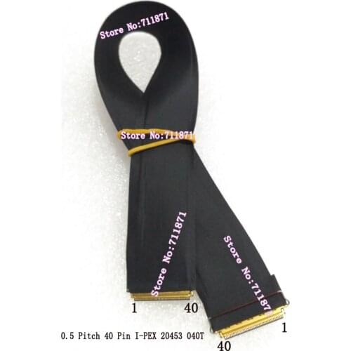 Type A 0.5 Pitch I-PEX 40 Pins 20453 040T to 20453-040T Pure copper coaxial line 40P eDP 4K Screen Cable 40P to 40Pin eDP Line