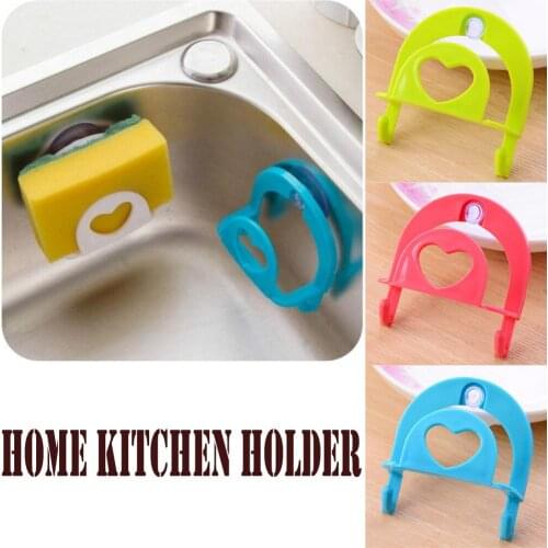 Convenient Sponge Holder Suction Cup Sink Holder Wall Mounted Hanging Kitchen Bathroom Rack Towel Brush Soap Dry Holder кухня