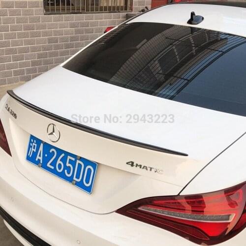 Carbon Fiber Rear Roof Spoiler Trunk Lip Wing For Mercedes CLA Spoiler CLA45 W117 C117 CLA180 cla 200 CLA250 260 AMG 2013-2017