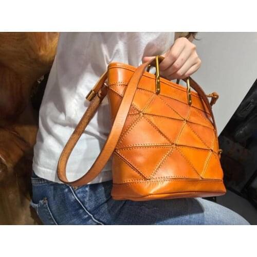 Genuine Leather Women bag Cowhide womens handbag ladys messenger shoulder bag luxury Designer cross body bags ToteS