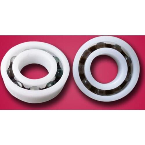 100pcs/lot POM bearings 693 694 695 696 697 698 699 Plastic ball bearings with Glass balls Nylon Cage deep groove