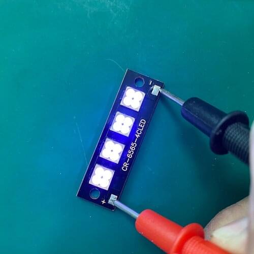 25W 275nm Deep UVC LED Diode 6565 Lamp SMD Beads 48V 4Chips For UV Disinfection Equipment 285nm Steriliza Flashlight Board