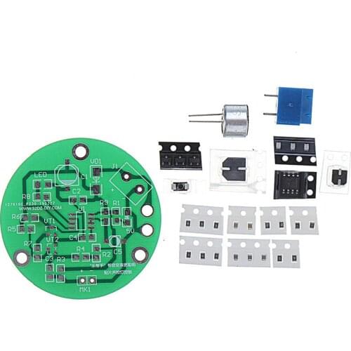 3pcs/lot DIY SMD Round Sound Control LED Light Electronic Kit