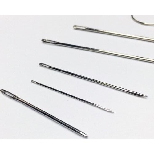 7pcs Hand Repair Upholstery Sewing Needles Carpet Leather Curved Canvas Stainless steel Sewing Needles Handwork DIY Tools Set