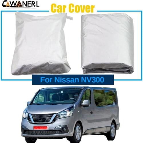 Car Cover For Nissan NV300 SWB 2015-2020 MPV Outdoor Anti-UV Sun Snow Rain Protection Cover Windproof Dustproof