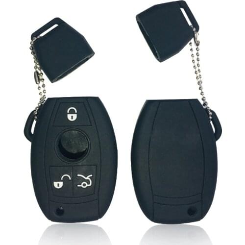 Car Key Case Cover Key Holder Chain Ring for Mercedes Benz W203 W204 W210 W211 W124 W202 W204 AMG for Mercedes Benz Accessories