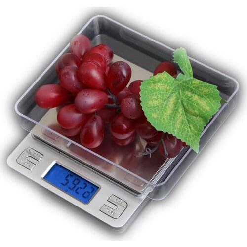 SANBEI Digital Weight Scale Electronic Balance High Accuracy Jewelry Food Diet Kitchen Weight Scale with 2 Strays 1000g 0.1g