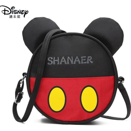 Disney Mickey Mouse Shoulder Bag Minnie Mouse Cartoon Cute Handbag 2020 Fashion New Women Hobos Lightness Lady Shopping Bags