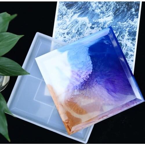 Geometry Polygon Shape Silicone Coaster Molds For Resin Jewelry UV Epoxy Irregular Molds For Jewelry Making Tools DIY Craft