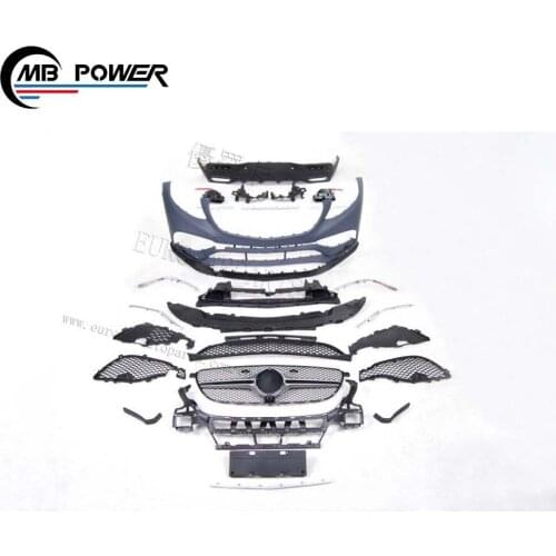 GLE-class w166 GLE63 body kit fit for high quality pp material 2016 year~ GLE-class w166 GLE63 front bumper grille body kit