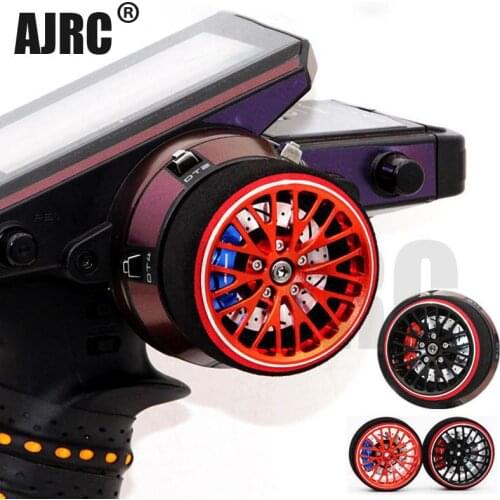 MJRC black red metal remote control handwheel for FUTABA RZ-D FUTABA 3PV 4PV 4PL S 4PX R 7PX 4PK 4PKS R KO-EX1 remote control