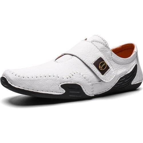 Mens fashion leather golf sneakers khaki autumn and winter outdoor hiking shoes grass non-slip mens golf training shoes 39-48